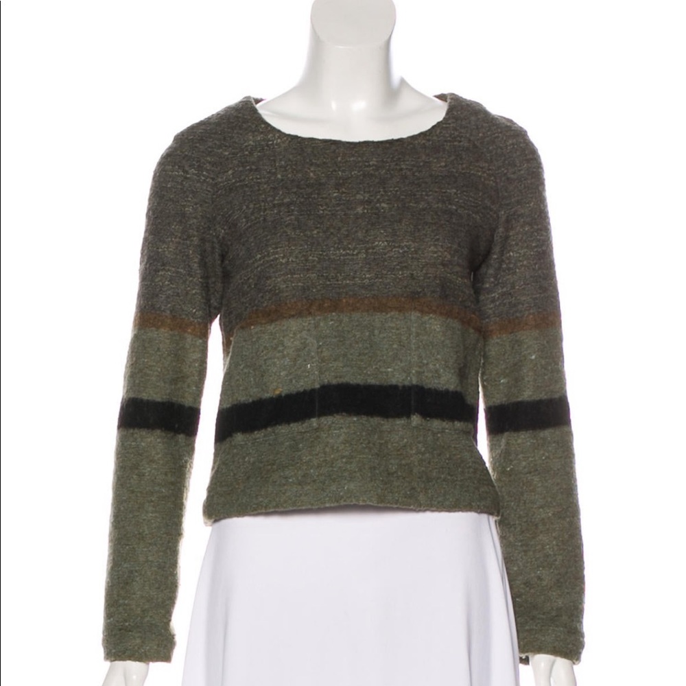 Opening Ceremony Wool Striped Sweater